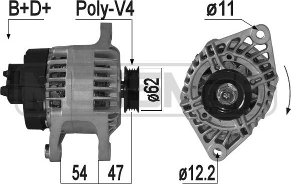 ERA 209306A - Alternatore autozon.pro