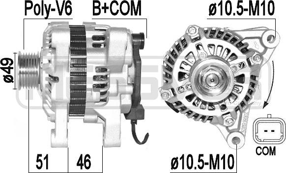 ERA 209386A - Alternatore autozon.pro