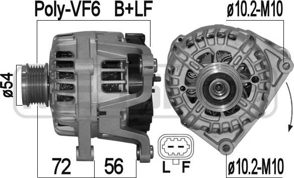 ERA 209330 - Alternatore autozon.pro