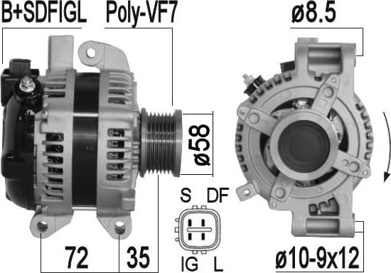 ERA 209370A - Alternatore autozon.pro