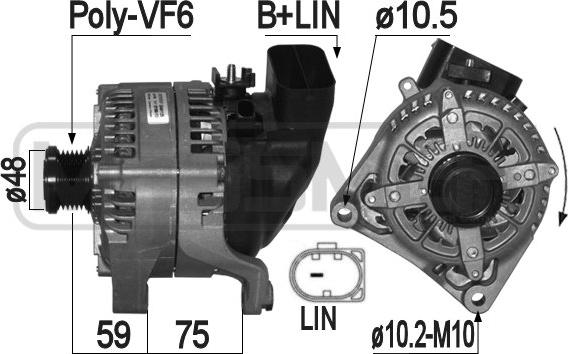 ERA 209296 - Alternatore autozon.pro