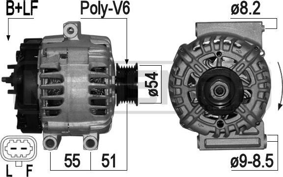 ERA 209241 - Alternatore autozon.pro