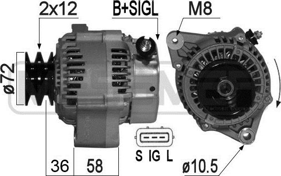 ERA 209250A - Alternatore autozon.pro