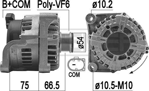 ERA 209266 - Alternatore autozon.pro