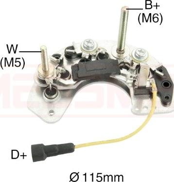 ERA 215498 - Raddrizzatore, Alternatore autozon.pro