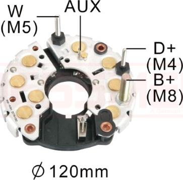 ERA 215347 - Raddrizzatore, Alternatore autozon.pro