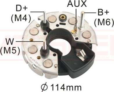 ERA 215322 - Raddrizzatore, Alternatore autozon.pro