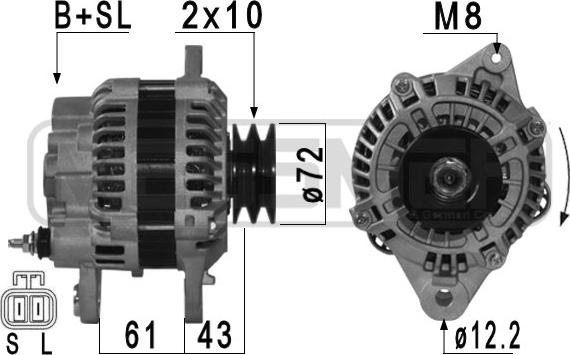 ERA 210950A - Alternatore autozon.pro