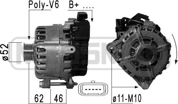 ERA 210958 - Alternatore autozon.pro