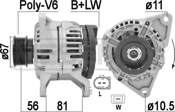 ERA 210933A - Alternatore autozon.pro