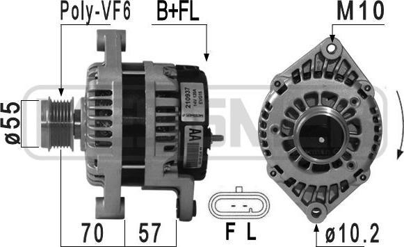 ERA 210937 - Alternatore autozon.pro