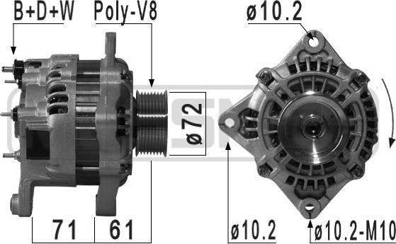 ERA 210925 - Alternatore autozon.pro