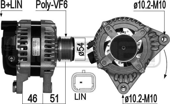 ERA 210973 - Alternatore autozon.pro