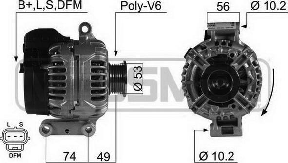 ERA 210445R - Alternatore autozon.pro