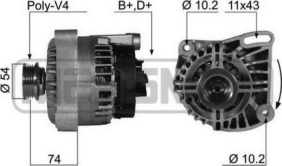 ERA 210405 - Alternatore autozon.pro