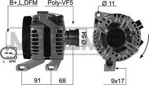 ERA 210424 - Alternatore autozon.pro