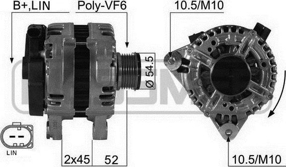 ERA 210426 - Alternatore autozon.pro