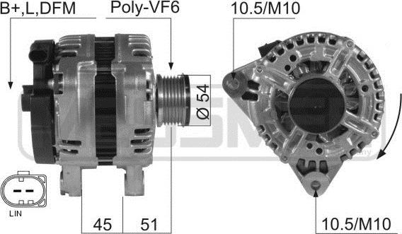 ERA 210427 - Alternatore autozon.pro