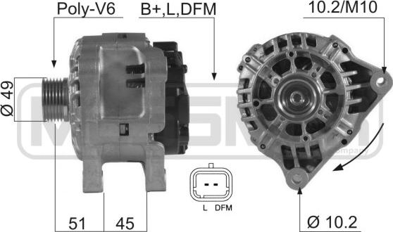 ERA 210545 - Alternatore autozon.pro