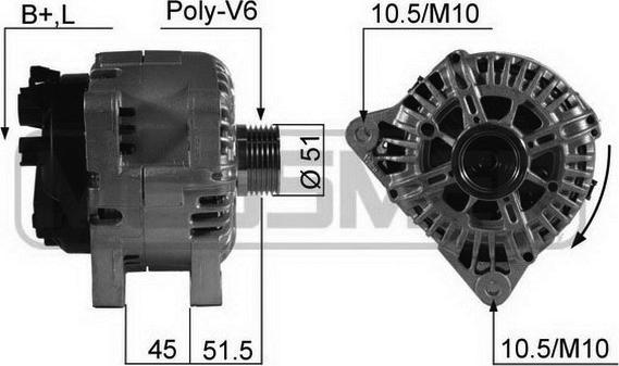 ERA 210543 - Alternatore autozon.pro