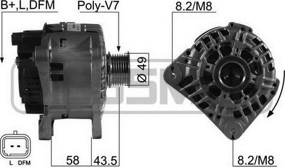 ERA 210566R - Alternatore autozon.pro