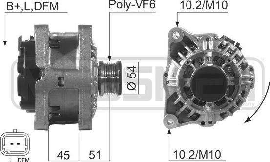 ERA 210507 - Alternatore autozon.pro