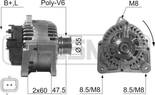 ERA 210511 - Alternatore autozon.pro