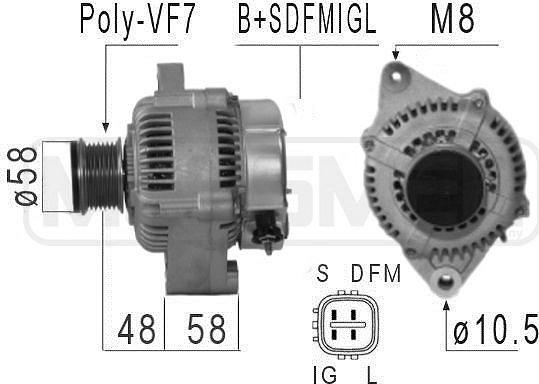 ERA 210577R - Alternatore autozon.pro