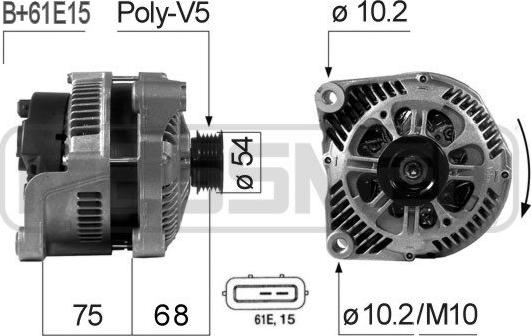 ERA 210669 - Alternatore autozon.pro