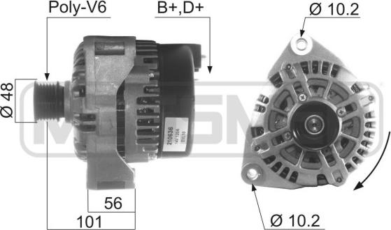 ERA 210636 - Alternatore autozon.pro