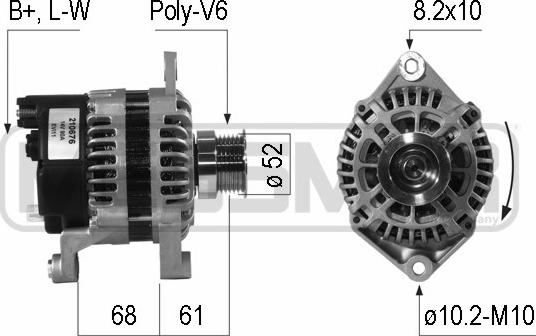 ERA 210676 - Alternatore autozon.pro