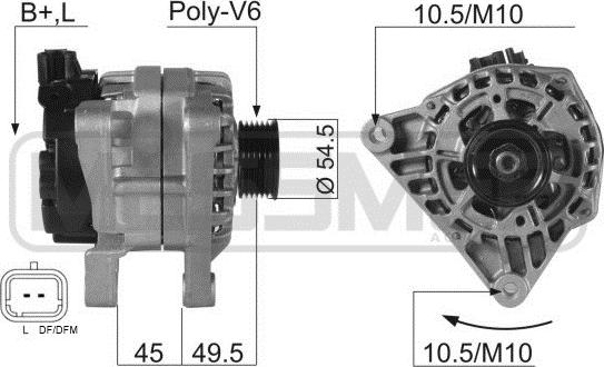 ERA 210054 - Alternatore autozon.pro