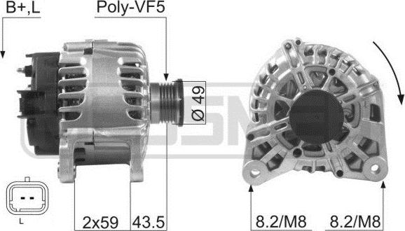 ERA 210056 - Alternatore autozon.pro