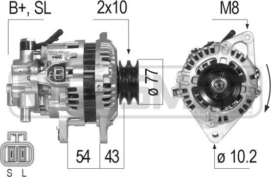 ERA 210018R - Alternatore autozon.pro