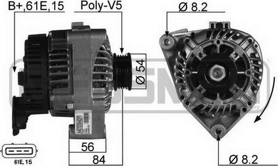 ERA 210084R - Alternatore autozon.pro