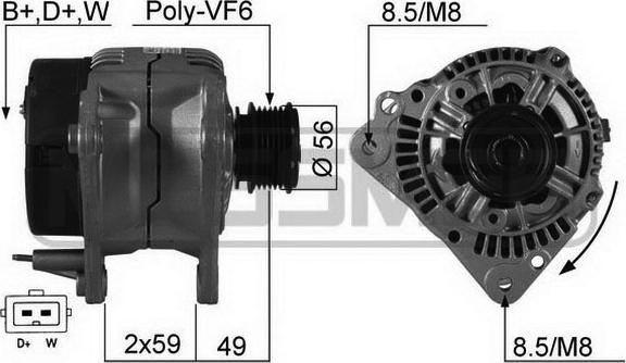 ERA 210192R - Alternatore autozon.pro