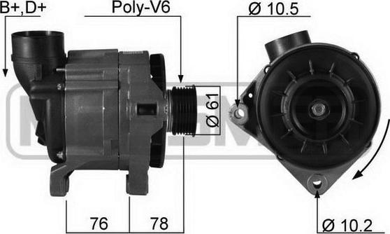 ERA 210144R - Alternatore autozon.pro