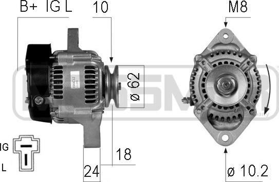 ERA 210148R - Alternatore autozon.pro