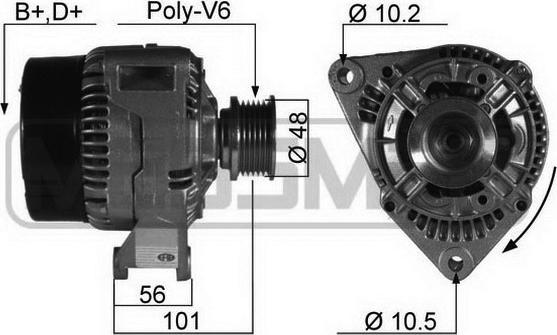 ERA 210102R - Alternatore autozon.pro