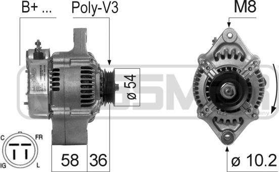 ERA 210119R - Alternatore autozon.pro