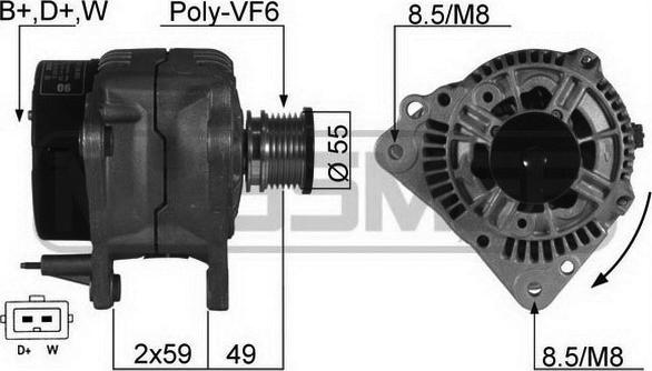 ERA 210125A - Alternatore autozon.pro