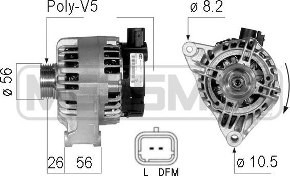 ERA 210123 - Alternatore autozon.pro