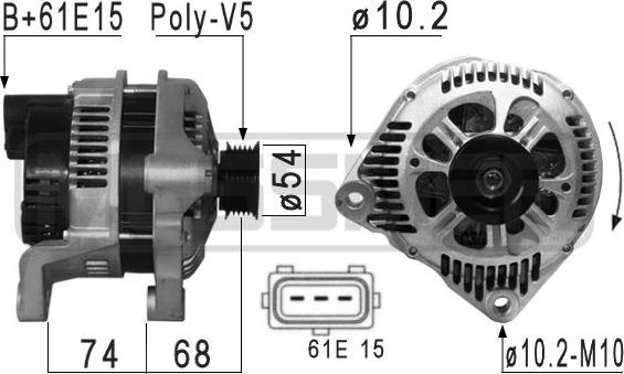 ERA 210868A - Alternatore autozon.pro