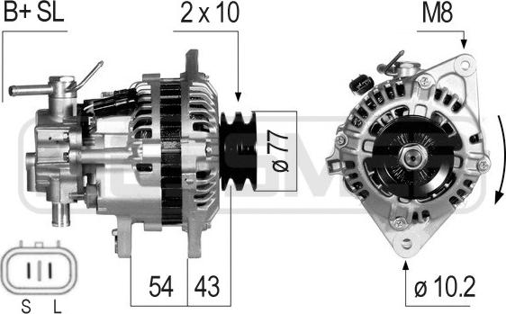 ERA 210806 - Alternatore autozon.pro