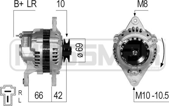 ERA 210802R - Alternatore autozon.pro