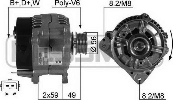 ERA 210351R - Alternatore autozon.pro