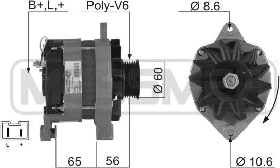 ERA 210258R - Alternatore autozon.pro