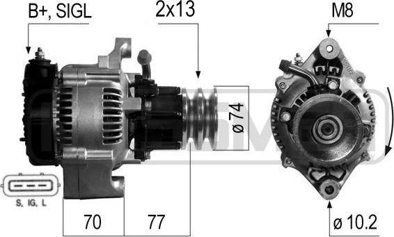 ERA 210267A - Alternatore autozon.pro