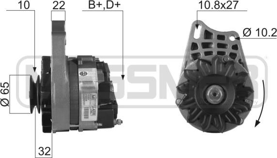 ERA 210225R - Alternatore autozon.pro