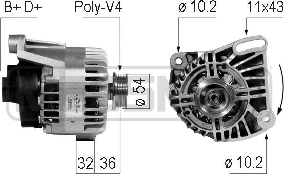 ERA 210745 - Alternatore autozon.pro